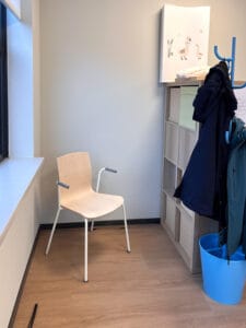 Omkleedhoek in de praktijk van CoreSense Osteopathie Apeldoorn