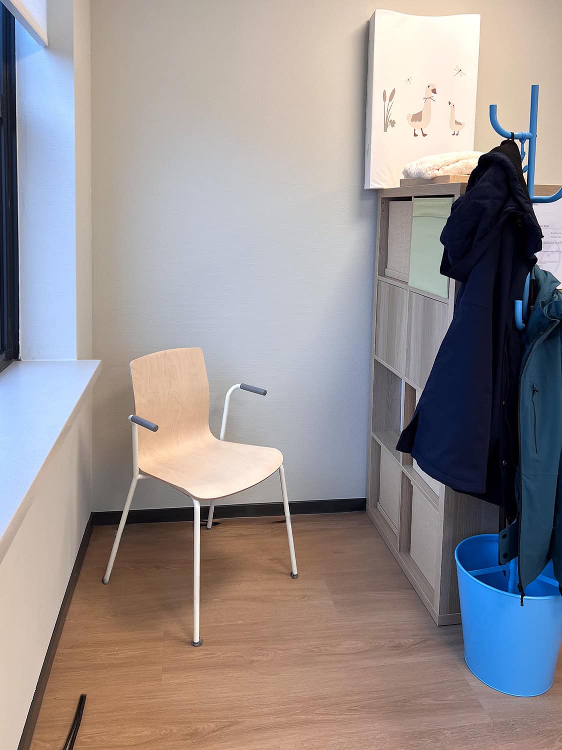 Omkleedhoek in de praktijk van CoreSense Osteopathie Apeldoorn